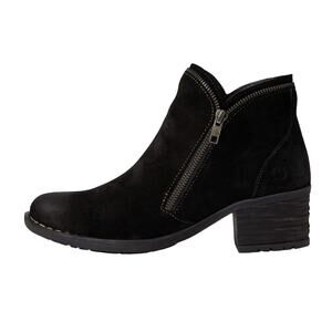 Born Women's Montaro II Boot Black Suede Leather Size 9 US 39/40 EU NIB Comfy
